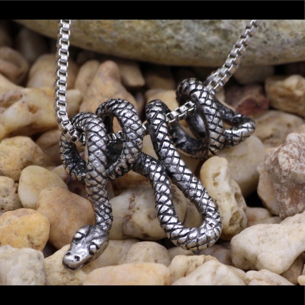 FREE SHIPPING- Snake pendant. 🐍 ~